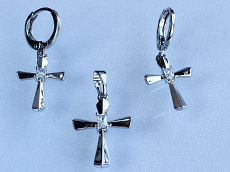 фото Комплект (серьги-подвеска ) - (артикул - ffks00900-ZZ1309)