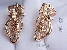 фото Серьги  fallon - (артикул - 18e01700-FF8381)